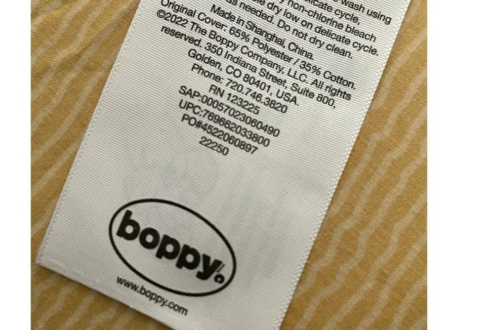 Boppy Original Nursing Pillow & 3 Covers White Waterproof Rainbow Yellow Lot EUC